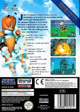 Worms 3D box cover back